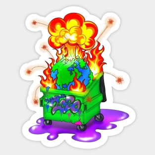 World Dumpster Fire Survivor 2020 Sticker